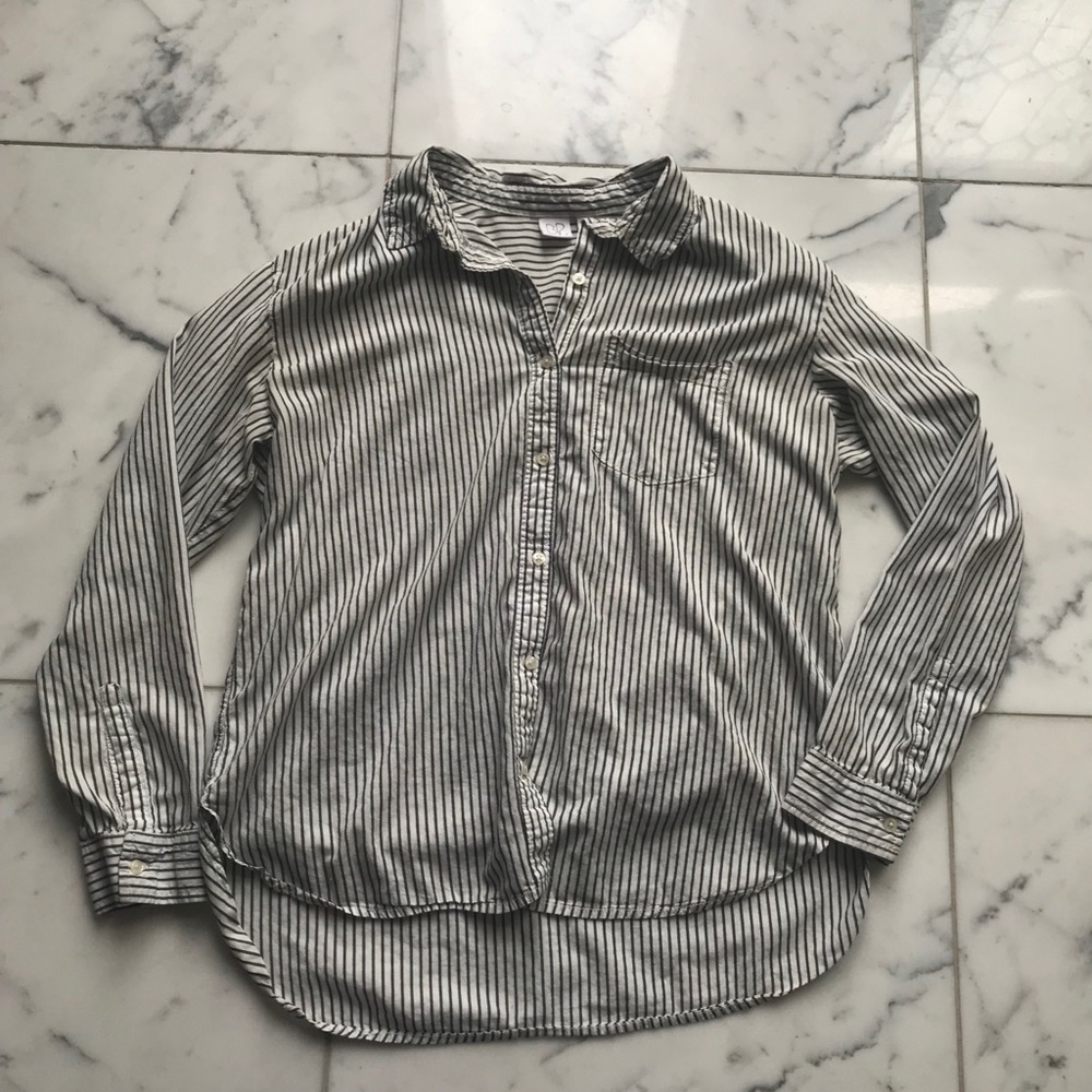 BP Stripped Button-Up Shirt